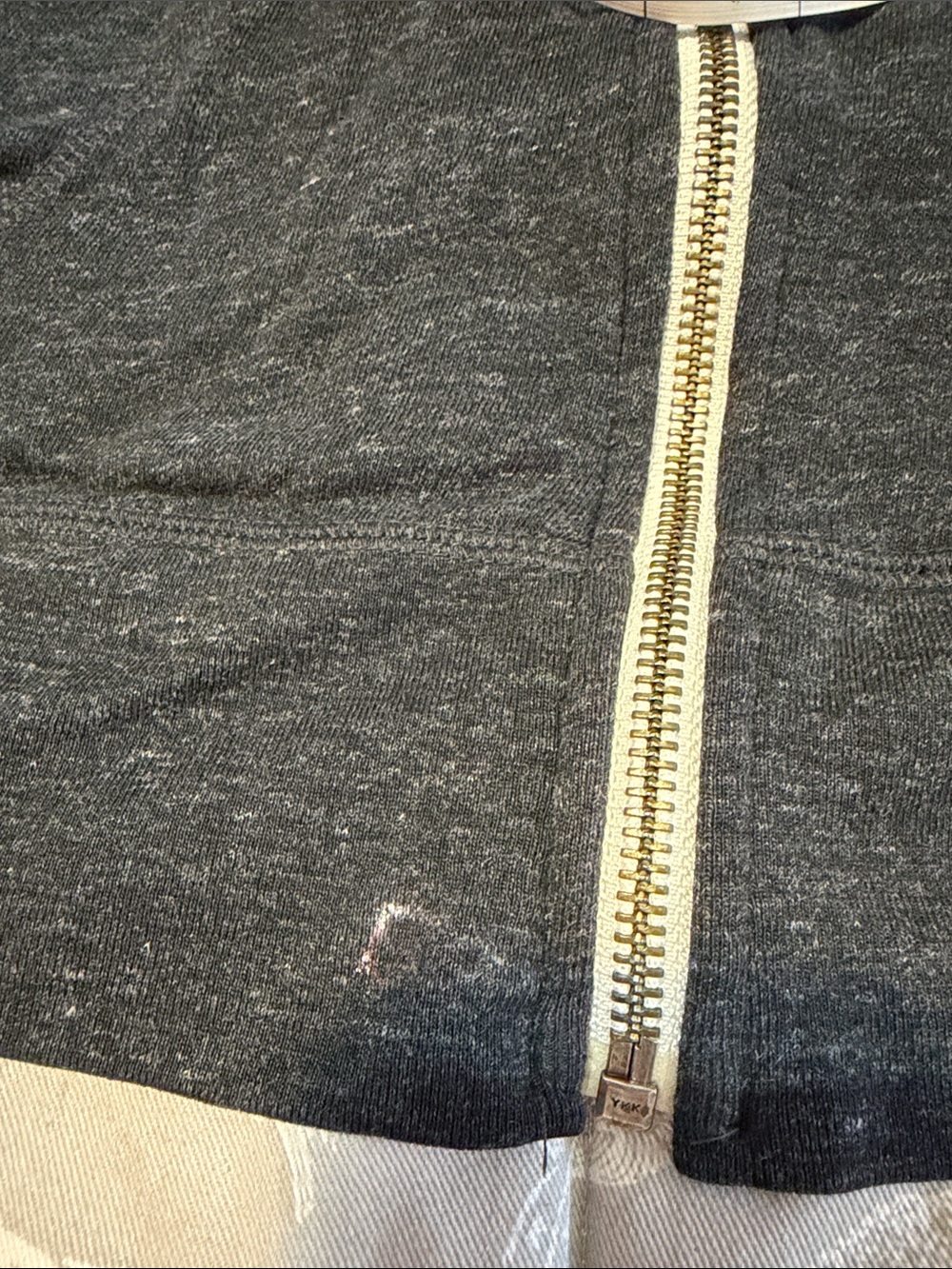 Nike Charcoal Gray Lightweight Full-Zip Hoodie Jacket - Picture 4 of 13